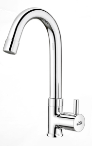 Durable Zinc Pillar Cock Deck Mounted Water <b>Tap</b> <b>Basin</b> Faucet for Bathroom and Kitchen Sink Plumbing Use - Product Image 2