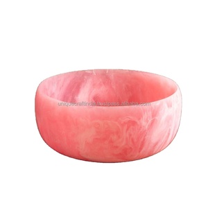 Tazón Redondo de Madera Hecho a Mano para Ensaladas, Tazón para Sopa de Resina Pulida, Vajilla Ecológica de Diseño Clásico Personalizable al por Mayor - Product Image 2