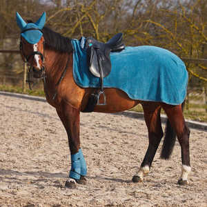Meilleures ventes : Couvertures d'équitation professionnelles légères, de haute qualité, avec impression de logo personnalisée, en polaire d'hiver, rembourrage en coton et maille - Product Image 5