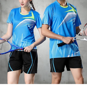 เสื้อผ้ากีฬาเทเบิลเทนนิสคุณภาพสูง ออกแบบใหม่ตามสั่ง เสื้อแบดมินตัน ชุดกีฬาสำหรับผู้ใหญ่ทุกเพศ รับออกแบบตามสั่ง - Product Image 2