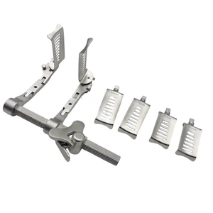 ชุดเครื่องมือผ่าตัดกระดูกสันหลังส่วนคอแบบสแตนเลสสตีลชนิดแยกกระดูกสองข้อแบบแมนนวล พร้อมเครื่องมือถ่างกระดูกสำหรับการผ่าตัดกระดูกสันหลังส่วนคอ ได้รับมาตรฐาน CE ISO - Product Image 3