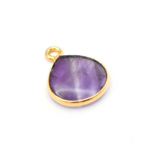 Natural Amethyst Single Bail Pendant 925 Sterling Silver Heart Shape Gemstone Pendant Smooth Gemstone Bezel Charm Women Jewelry - Product Image 2