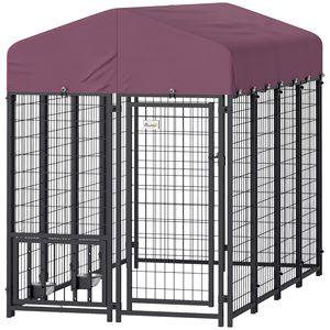 Gabbia per Cani XXL in Metallo per Razze Grandi, Trasportino con Motivo Animale per Animali Domestici - Product Image 2