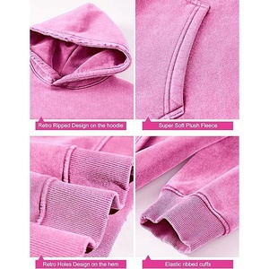 Sweat-shirts pour hommes de qualité supérieure, effet délavé, tissu doux, style streetwear élégant, parfaits pour les tenues décontractées et la mode de tous les jours. - Product Image 2