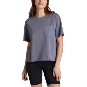 Women's Short Sleeve Cotton Jersey T-Shirt Casual Solid Color Regular Fit Knitted Plain Dyed <b>Top</b> - Product Image 1