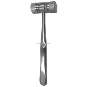 Mallet chirurgical de précision World Precision de 7 pouces avec extrémités en nylon amovibles, en acier inoxydable, pour ORL, dentaire et orthopédique, ensemble d'instruments pour os - Product Image 1