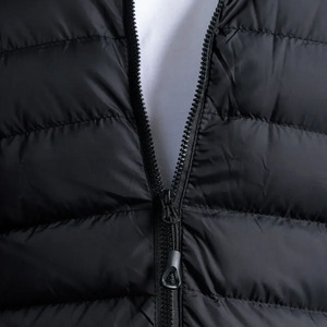 Veste matelassée imperméable pour homme, fermeture éclair, polyester/nylon, haute qualité, vêtements d'hiver pour homme. - Product Image 6