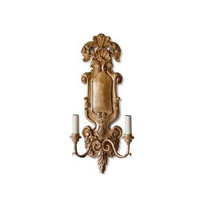 Jansons Company Contemporary Brass Oval <b>Wall</b> Sconce | Luxury Decorative <b>Wall</b> Light Ornate Carved <b>Frame</b> for Boutique Hotels - Product Image 1