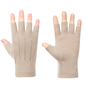 Guantes de Ciclismo para Hombre y Mujer, de Verano, Cortos, con Almohadilla de Gel en los Dedos, Suaves, Absorbentes del Sudor, Transpirables, Elásticos, Antideslizantes - Product Image 2