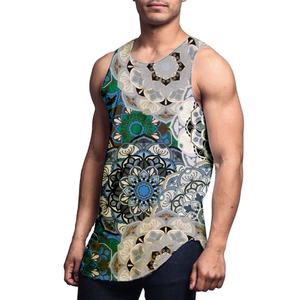 Débardeur sans manches pour hommes Stringer tricoté et respirant pour Gym Fitness Casual Muscle Print Male Bodybuilding Singlets - Product Image 3
