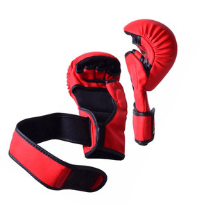 Gants de grappling en cuir sur mesure fabriqués au Pakistan, gants de grappling de qualité supérieure - Product Image 5