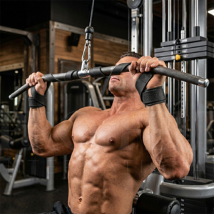 Sangles de musculation en cuir premium, robustes, avec logo personnalisé en relief, pour soulever des poids lourds, pour deadlift et musculation - Product Image 4