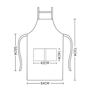 Wholesale 100% Cotton Canvas Unisex <b>Bib</b> <b>Apron</b> Coffee Shop Barista <b>Aprons</b> Custom Brand Logo Premium <b>Aprons</b> For Waiters - Product Image 5