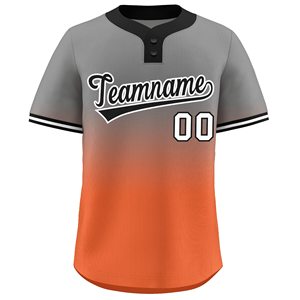 Maillot de baseball de compétition durable à motif dégradé, design personnalisé, extensible, sublimation numérique - Product Image 3