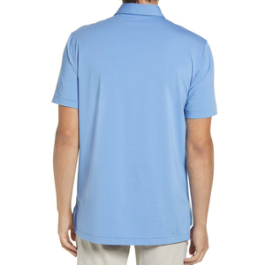 Polo rayé pour homme avec logo personnalisé, jersey de haute qualité 220g en coton et polyester, respirant, manches courtes, décontracté, pour le golf - Product Image 5
