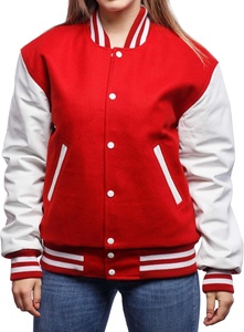 Ribbed Cuff Plus Size Unisex <b>Varsity</b> <b>Jacket</b> Custom Letterman OEM Casual Sportswear Wool Baseball <b>Jacket</b> For Winter - Product Image 6