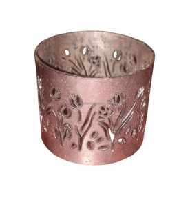 Bougeoir votif en fer décoratif pour la maison avec bougeoir décoratif en métal fini polonais votif pour la décoration d'éclairage - Product Image 3