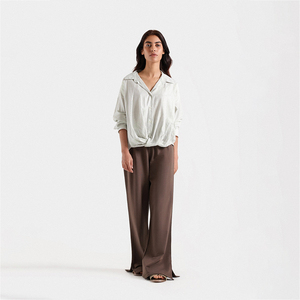 Fly Humble SPORTSWEAR Services OEM 2026 Pantalon cargo en molleton respirant pour femme, coupe droite, taille élastique, haute qualité, style streetwear - Product Image 1