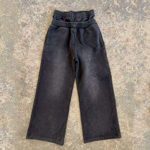 Ensemble de survêtement vintage délavé à l'acide, imprimé numériquement, style streetwear tendance, personnalisé OEM, pour hommes - Product Image 6