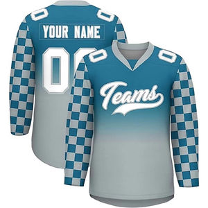 Las Mejores Camisetas de Hockey Personalizadas para Hombre y Jóvenes, Camisetas de Práctica con Nombre, Número y Logotipo Bordados e Impresos - Product Image 5