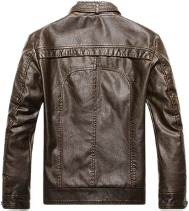 Cheap Price New Stylish Lightweight Genuine <b>Leather</b> <b>Jacket</b> for Men-Vintage Style Breathable Autumn Comfortable - Product Image 2