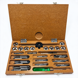 Juego de Machos y Terrajas de 47 Piezas de la Asociación Británica, Kit de Reparación de Roscas de 0BA a 10BA con Estuche, Terrajas y Llave para Machos - Product Image 1