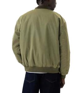 Chaqueta de bombardero de vuelo de nailon deportivo de diseño personalizado de Color sólido grueso de invierno de alta calidad para hombre - Product Image 2