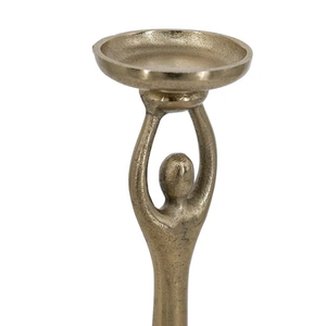 Candelabro Metálico Minimalista con Forma de Dama, Venta al por Mayor de Fábrica, Decoración Contemporánea para Mesa de Hotel, Spa, Restaurante, Fiestas - Product Image 3