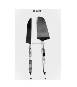 Ensemble de couverts en métal de luxe élégants et fabriqués à la main pour la salle à manger Couverts d'apéritif en acier inoxydable de portabilité Acier miroir brossé - Product Image 1