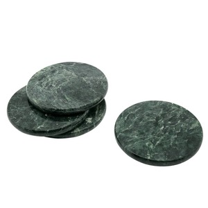 Handcrafted Luxury Marble Drink <b>Coasters</b> Premium Natural Stone <b>Coaster</b> <b>Set</b> With Smooth Surface Durable Construction Ideal - Product Image 6
