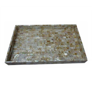 Bandeja de Madera con Perlas de Diseño Increíble para Servir Alimentos, con Asas, Multiusos, para Bodas, para Camareros - Product Image 6