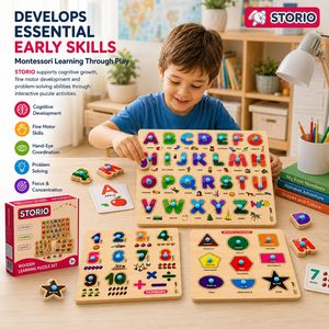 Rompecabezas de madera con animales, vehículos y frutas con perillas, juguete clásico para niños pequeños - Product Image 5