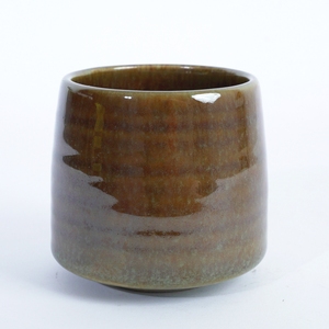 Mug à thé en céramique mouchetée personnalisé, haut et conique, avec motif floral de dessin animé pour restaurant japonais, café, hôtel - Product Image 6