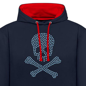 เสื้อฮู้ดผู้ชายออกแบบได้ตามต้องการมีฮู้ดติดพลอยเทียม - Product Image 3
