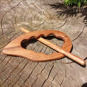 Palillos para el Cabello de Madera Hechos a Mano al por Mayor, Pasadores para el Cabello Vintage, Artesanías de Bambú y Madera - Product Image 1