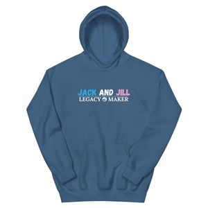 เสื้อฮู้ดดี้แขนยาว Jack and Jill Unisex Legacy ลายกราฟิก ดีไซน์นุ่มสบาย สไตล์ลำลอง รับผลิตตามสั่ง ขายส่ง แฟชั่น - Product Image 1