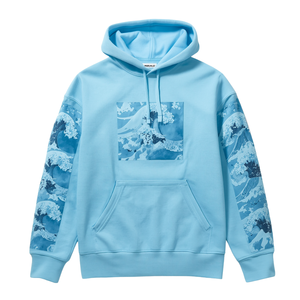 Sweat à capuche oversize pour homme en coton 100% avec motif texturé vague moderne – Collection Hiver - Product Image 2