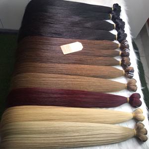 Extensions de cheveux Remy à prix avantageux, tissage droit, 8 à 34 pouces, double trame à la machine, pour les entreprises - Product Image 2