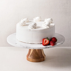 <b>Cake</b> Decorating <b>Stand</b> <b>Marble</b> And Wood Sweets Server Platter <b>Cake</b> <b>Stand</b> Wedding Hotel Birthday Party <b>Cake</b> <b>Stand</b> - Product Image 1