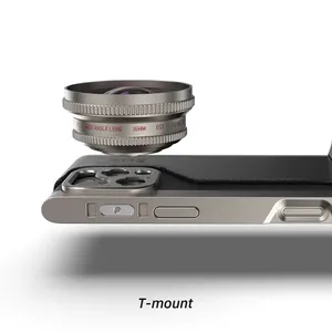 Objectif de téléphone 8 mm, 16 mm, 45 mm/75 mm Macro, 60 mm, objectif anamorphique 1,55x pour <span class=keywords><strong>iPhone</strong></span> VIVO Xiaomi 14/15 Ultra - Product Image 3