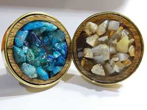 Poignées de meuble en agate naturelle pour la décoration de meubles de luxe - Product Image 6