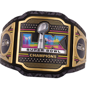 Cinturón de Campeonato del Super Bowl de los Seattle Seahawks, Cinturón de Fútbol Americano Personalizable, Cinturón de Lucha Libre de Alta Calidad, Cinturones Deportivos Coleccionables - Product Image 2