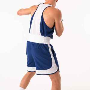 Conjunto de Uniforme de Boxeo Unisex para Adultos, Logotipo Personalizado, 100% Poliéster, Secado Rápido, Ligero, Ropa para Kick Boxing y Artes Marciales - Product Image 3