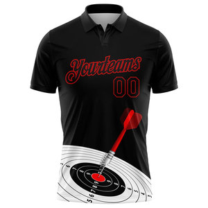 Performance Golf Polo Shirts Custom Sublimation Men's Polo – High-Quality Short Sleeve Polyester Shirt for Golf & <b>Bowling</b> - Product Image 2