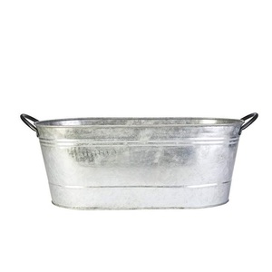 Nouvelle Arrivée : Bac à fleurs et bac de fête en métal avec poignées pour jardin extérieur et événements, taille et forme personnalisables - Product Image 6