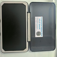 Almohadilla biométrica de seguridad sin tinta para huellas de palma, extra grande de 9 x 6.5 pulgadas, para documentación forense y legal