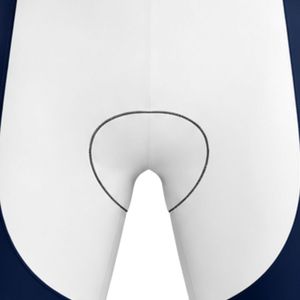 Navy White Cycling Shorts for Men Padded Bike Shorts Lightweight Breathable Cycling Wear Athletic Riding Shorts for <b>Road</b> Moun - Product Image 3