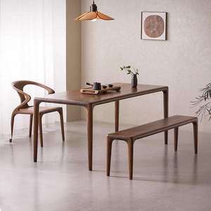 Mesa de Comedor Rectangular Moderna Personalizada de Daystar Trade, Diseño de Bordes Redondeados, Mármol Contemporáneo, Muebles de Comedor para 4 Personas - Product Image 2