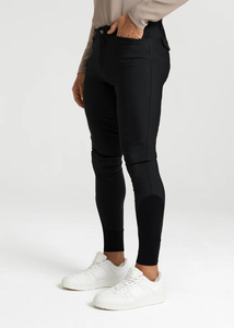 Pantalon d'équitation pour homme de qualité supérieure, coupe ajustée, extensible, respirant, confortable pour la compétition équestre - Product Image 4