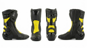 Botas de Motociclismo Duraderas de Caña Alta, Botas de Motocicleta Protectoras Impermeables para Carreras, Calzado Antideslizante de Seguridad, Botas de Turismo Personalizadas - Product Image 5